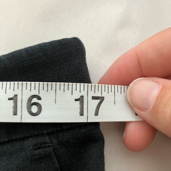 J Jill Pull On Straight Leg Pants Sz 12 Black Office Casual Classic - Picture 5 of 8